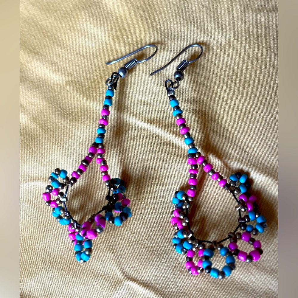 Indian beaded earrings